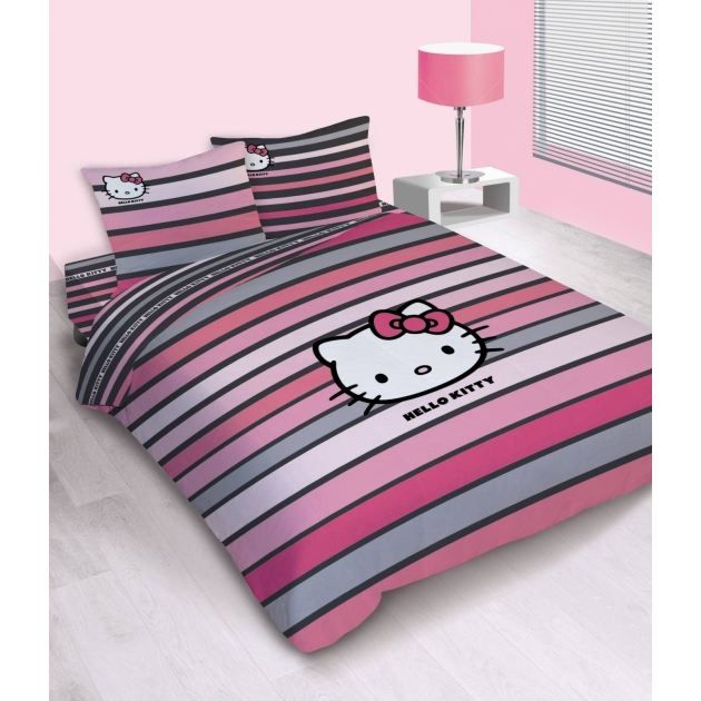 HOUSSE DE COUETTE Hello Kitty Fancy Pink 220 x… Cdiscount Maison