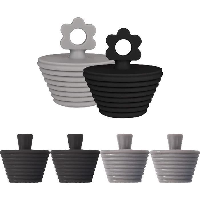 Bouchons D'évier En Silicone Avec Filtre Rétractable - Roxanne Cuisine