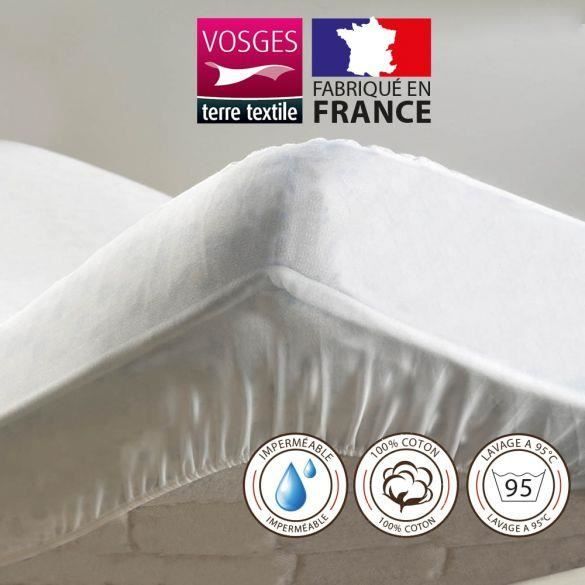 Alese Protege Matelas 90 X 200 Cm Impermeable Lit Electrique 100 Coton Cdiscount Maison