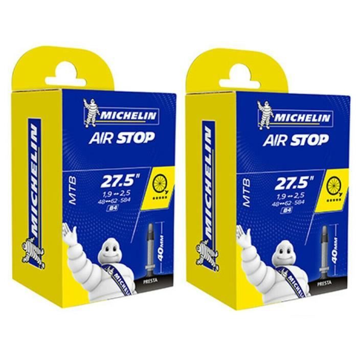 2X Chambre A AIR Michelin Velo 27,5 x 1,90-2,50\