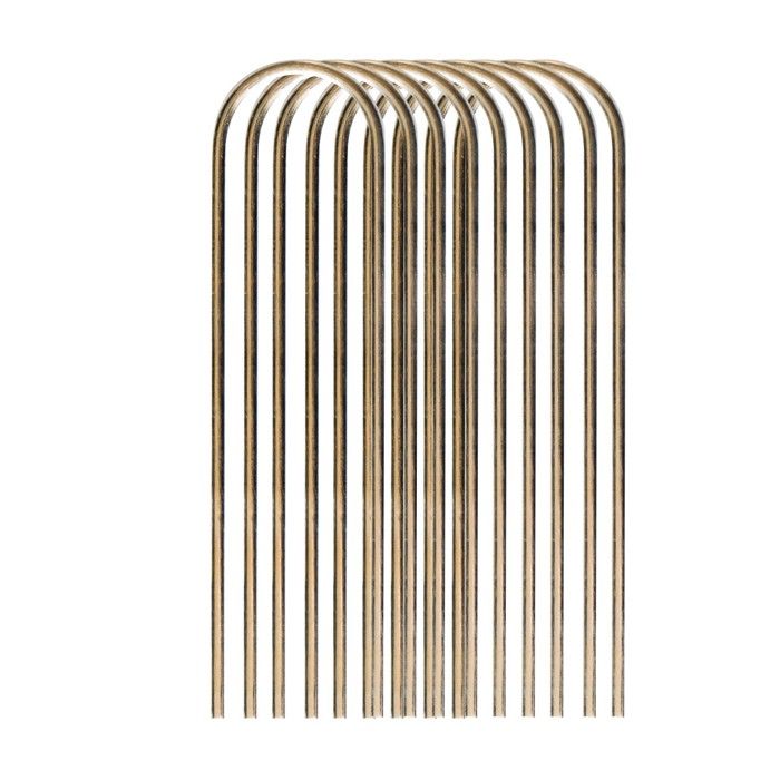 10 Piquets En Plastique Pour Tente Caravane - Fixation Bâche Ou Tapis - 9cm
