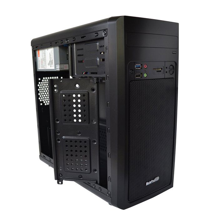 Boitier MicroATX MIP AERO+alim. 1usb21usb3 +lecteur carte Neuf