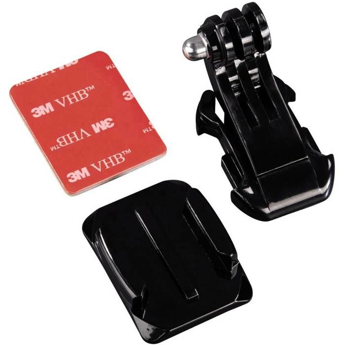Kit de Fixation à Boucle pour Gopro, Fixation de Casque en Adhésif, Support pour Gopro Casque Accessoires, Montage Accessoires, Fixation Casque pour Gopro, Fixation Support Casque de Moto, pour Gopro