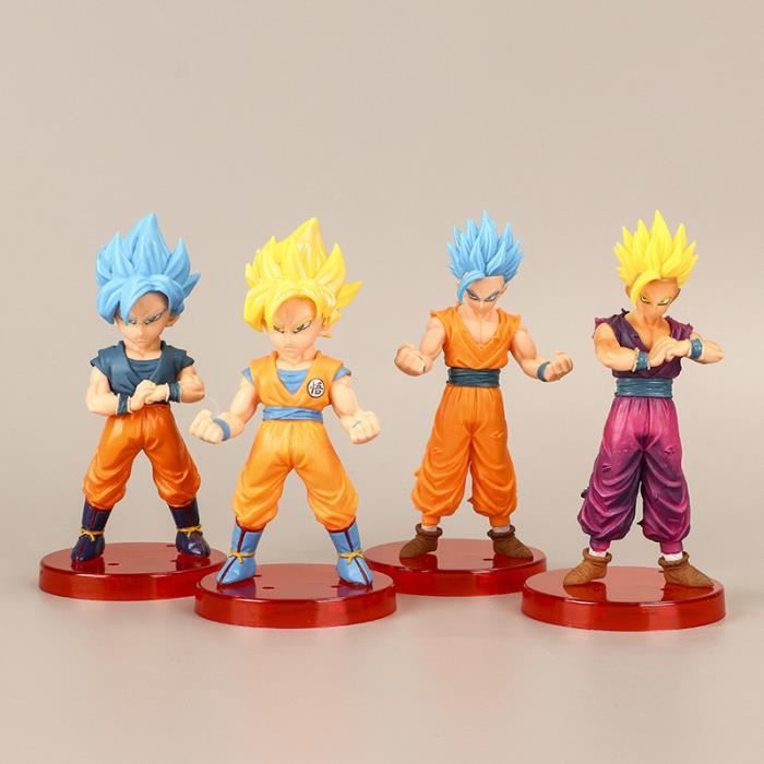 4 Pcs Lot Dragon Ball Z 14 Cm Super Saiyan Son Goku Gohan Pvc Figure Modele Dbz Collection Jouets Halloween Cadeau De Noel Cdiscount Maison