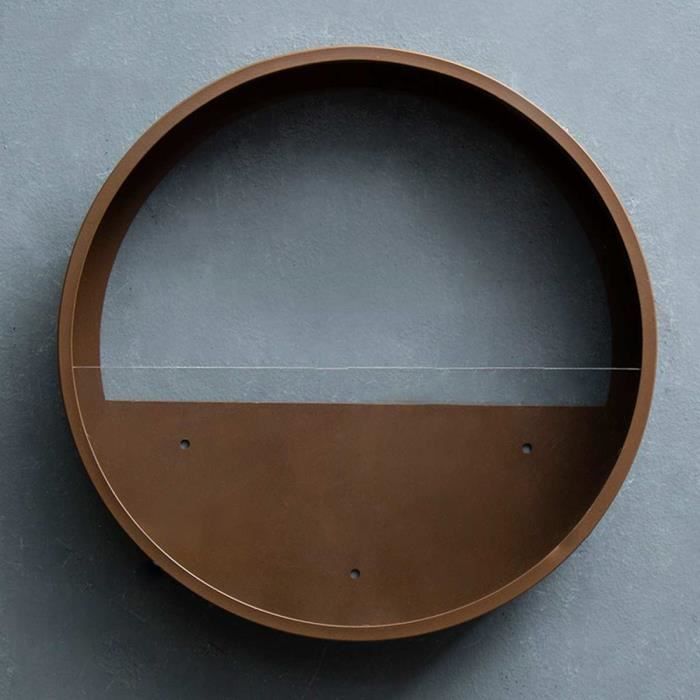 Sosoport Lot De 4 Supports Muraux Jardinières En Fer – Design Moderne Noir, Intérieur & Extérieur, Très Solides