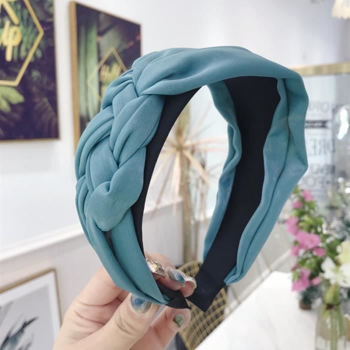 Lot De 6 Bandeaux Pour Femmes à Nœud Croisé - Style Fleuri, Élastique, Pour Toutes Coiffures - Accessoire Cheveux Tendance