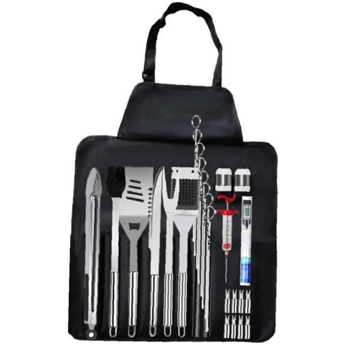 Spatule Barbecue 7 En 1 Inox - Avec Fourchette, Couteau, Décapsuleur - Cadeau Pour Papa Ou Amateur De Grillades - 5