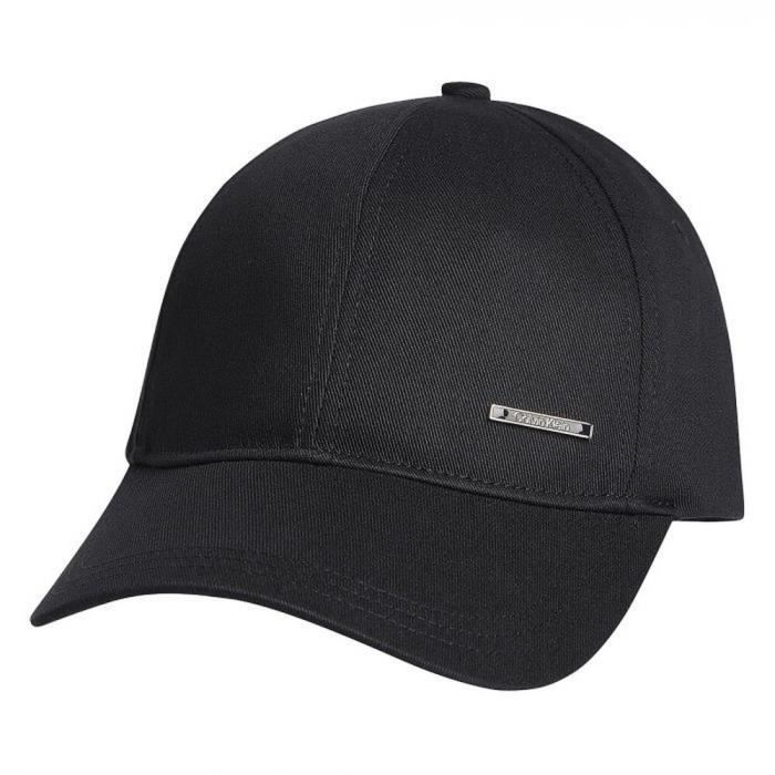 Casquette Noire Homme Calvin Klein logo Métal