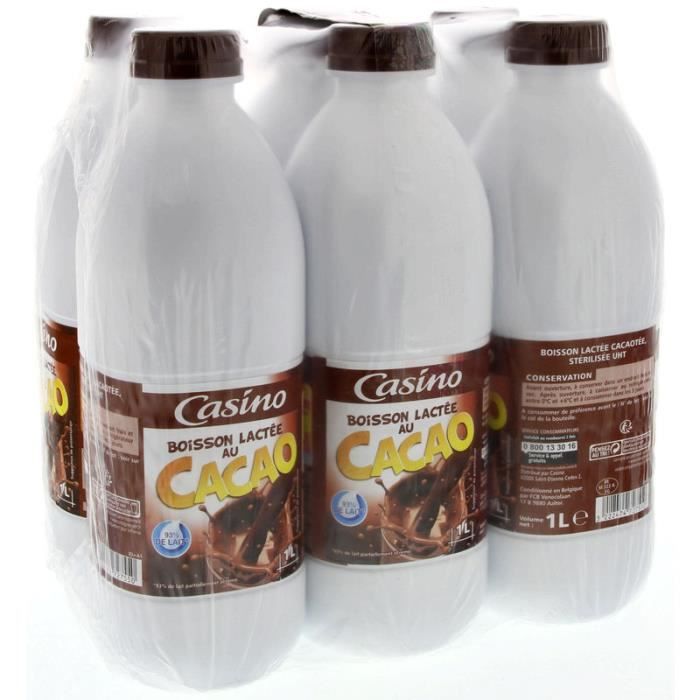 Boisson chocolat sans lactose bouteille 330ML Caotina - Grossiste