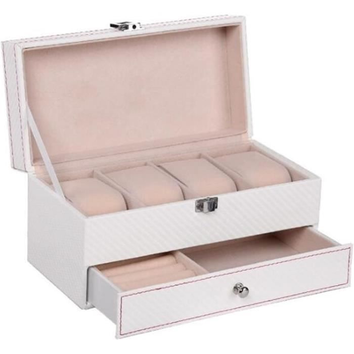 Boîte De Rangement Rigide Transparente BREITLING – 2 Pièces Avec Coussin