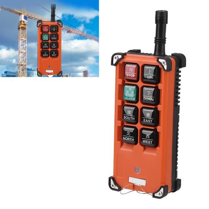 Ulikey Grue à Tour RC 128 Cm – 6 Canaux 2,4 GHz, Rotation 680°, 3 Hauteurs, Avec Camions, Batterie Rechargeable