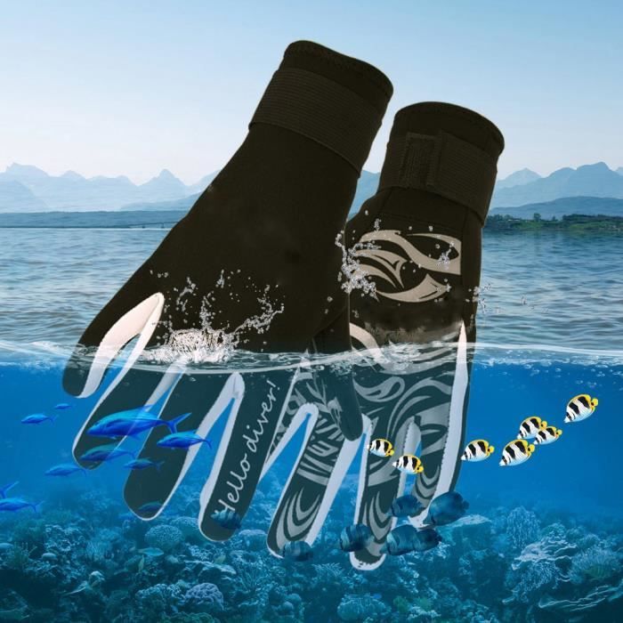 Gants De Natation En Néoprène 2mm - Gants Plongée Surf Chaleur Et Antidérapants
