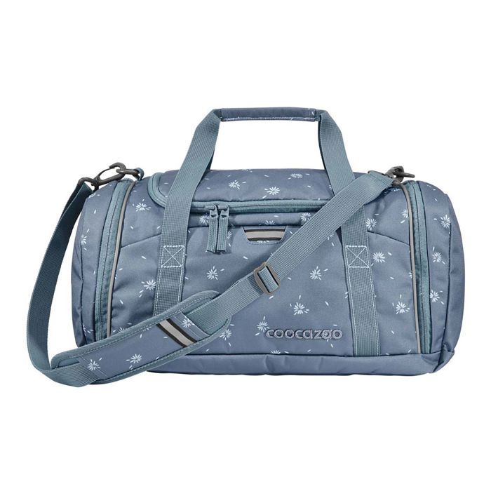 coocazoo Sac de sport gris bleu bleu clair pour fille - coocazoo Sports Bag Bloomy Daisy 255514