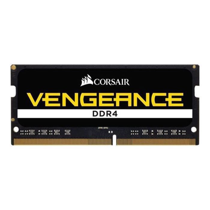 Vente Memoire PC Corsair Vengeance DDR4 32 Go: 4 x 8 Go SO DIMM 260 broches 3800 MHz - PC4-30400 CL18 1.35 V mémoire sans tampon non ECC pas cher