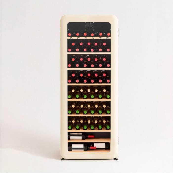 Cave à vin électrique - Create - WINECOOLER RETRO - 12 45 ou 76 bouteilles - Design rétro - Create