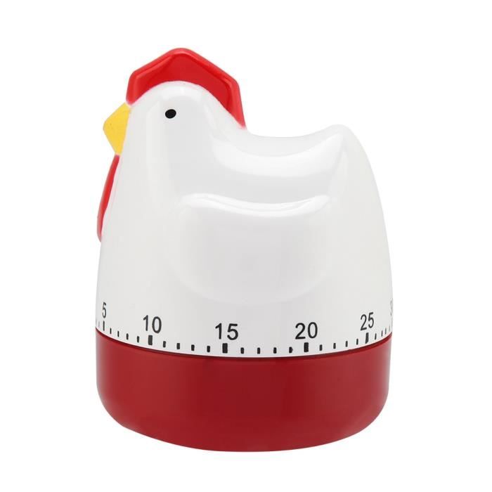 SWIDUUK Minuteur mécanique de cuisine en forme de poule