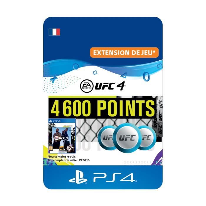 DLC 4600 Points UFC pour UFC®4 Code de Téléchargement PS4 à