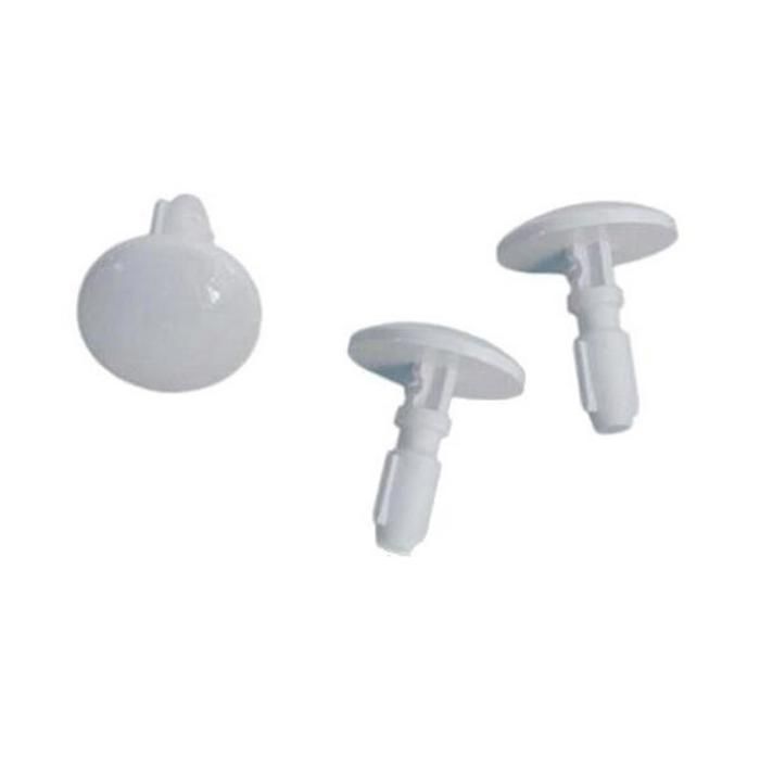Lot de 3 boutons blancs pour Fours Cuisinieres FAGOR BRANDT SAUTER et VEDETTE
