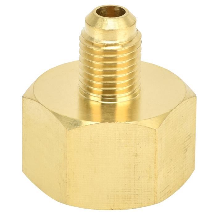 Fydun Can Tap Robinet Distributeur Frigorigène Laiton Avec Adaptateur - Compatible R-134a