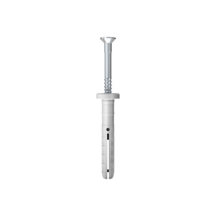 Cheville à frapper FISCHER N 5 x 251 F Nylon et acier électrozingué Convient pour béton cellulaire