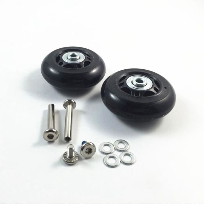 Essieux Roues Valise Roues De Rechange Pour Valise - OD 70mm, ID 6mm - Kit De Réparation Avec Essieux Kit Reparation Roulette Bagage