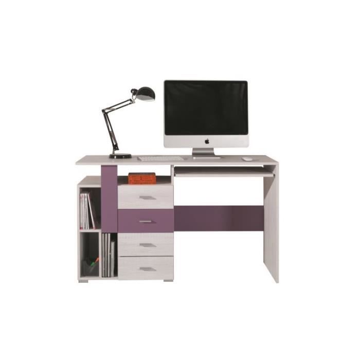 Bureau Ado En Bois Joy Violet Achat Vente Bureau Bureau Ado En Bois Joy Violet Cdiscount
