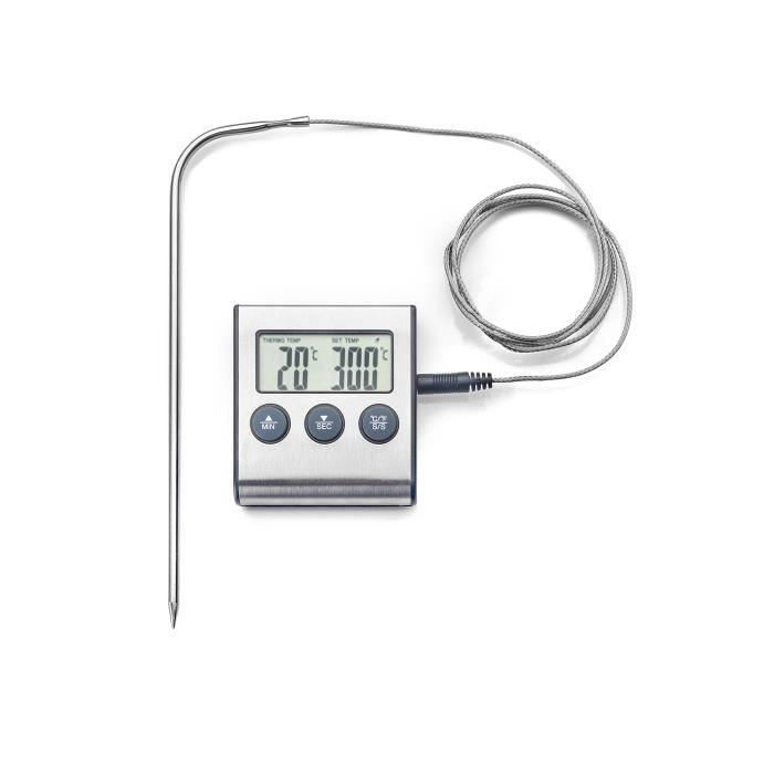 thermometre numerique magnetique 6x7 cm et sonde deportee 115 cm vendu sans pile (1xaaa=lr03)