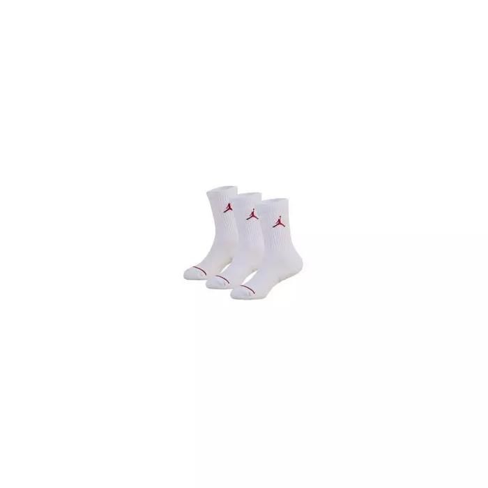 Chaussettes pour enfant - JORDAN - Modèle Blanc-Noir - Taille 27-35 - Pack de 3 paires - Logo brodé Chaussettes pour enfant - JORDAN - Modèle Blanc-Noir - Taille 27-35 - Pack de 3 paires - Logo brodé