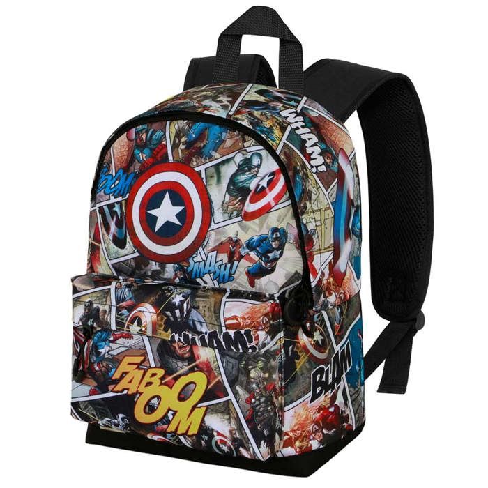 Petit Sac à dos HS FAN Captain America Comic Multicolore Taille Unique