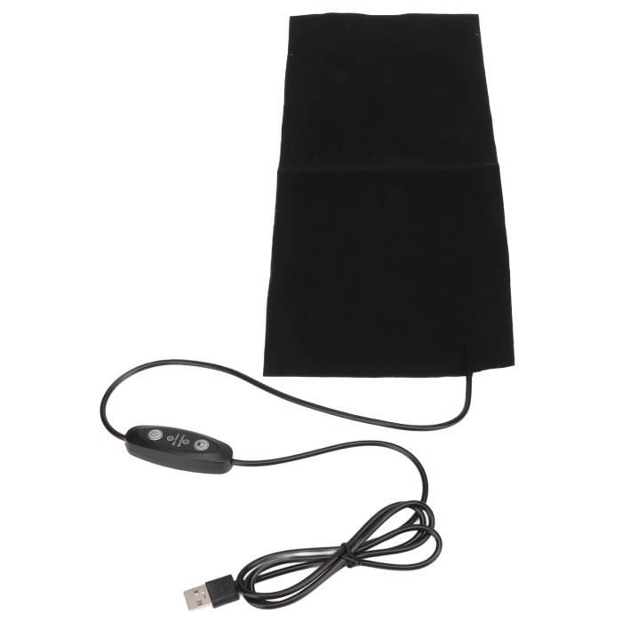 Coussin Chauffant électrique USB - 5V/2A - 3 Modes De Chaleur - Housse Lavable - Neuf