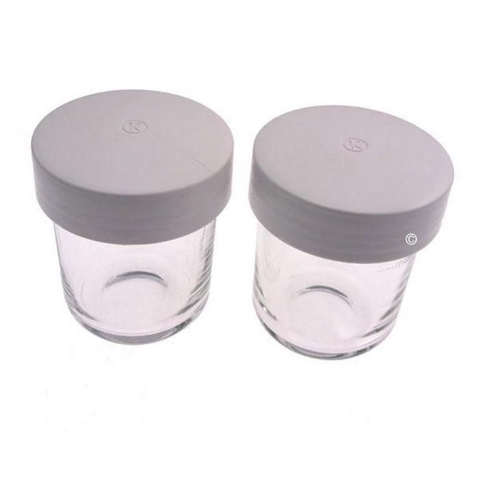 Lot de 2 mini cuves avec couvercles - KENWOOD - AT320 - Mixte - Gris Lot de 2 mini cuves avec couvercles - KENWOOD - AT320 - Mixte - Gris