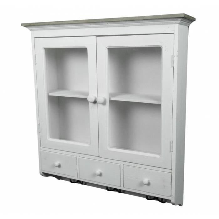 Etagere De Rangement Ou A Epices Murale Vitree Facon Armoire A