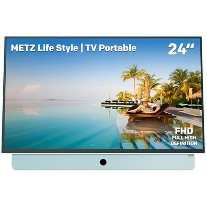 TV Portable METZ MPE7000Z 24 Pouces Écran Antireflet Smart TV