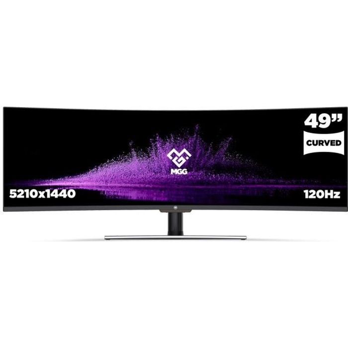 Ecran PC Gamer incurvé- MILLENIUM – MD49Pro2 – 49 WQHD – Dalle VA / HDR400 – 4 ms -144 Hz – DisplayPort/HDMI – FreeSync Premium