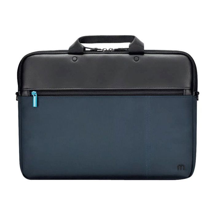 MOBILIS Executive Sacoche compacte pour ordinateur portable 11-14 Matière Déperlante Bleu Marine