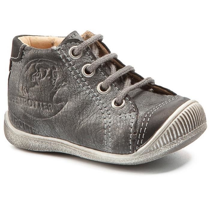 Gbb Bottines Bebe Garcon Gris Anthracite 21 Fin Gris Gris Cdiscount