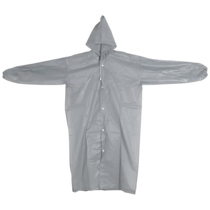LEKEFETO Lot De 3 Ponchos Imperméables à Capuche Pour Enfants - Bleu Rose Jaune - Taille M - Cyclisme, Randonnée, Camping