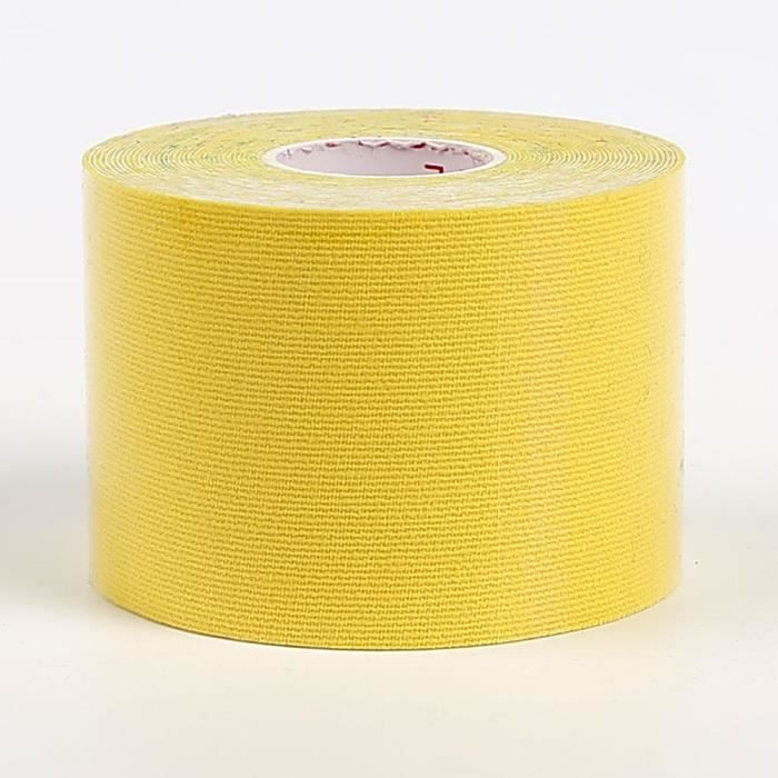 Ruban Kinésiologie élastique Et Imperméable – 5 Mètres X 5 Cm – Parfait Pour Le Sport Et La Récupération Musculaire