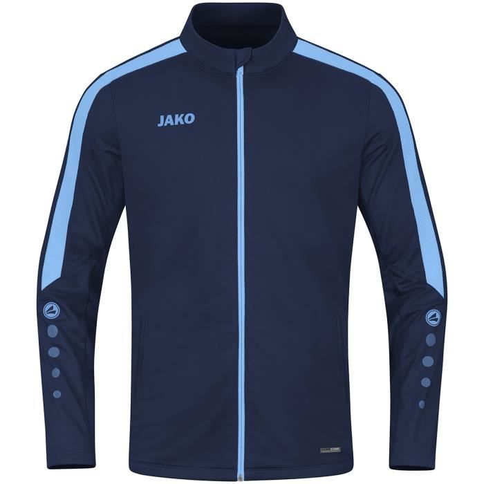 Veste de surv tement femme Jako Power bleu marine bleu ciel 36