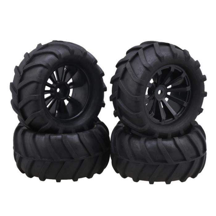 4pcs Voiture De Grande Taille Rc1 16 Pneus En Caoutchouc De Brindille Jantes De Roue Concave 10 Achat Vente Voiture Camion Cdiscount