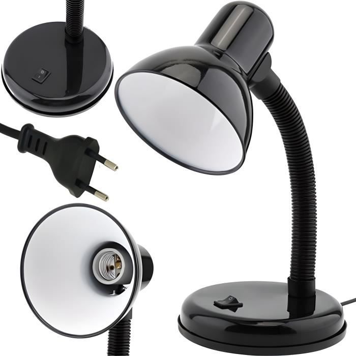 Joyivike Lampe à Poser, LED Lampe de Table Vintage Style, Portable Lampe de Table, Lampe de Chevet Industrielle Vintage, Lampes de Table Loft Rétro