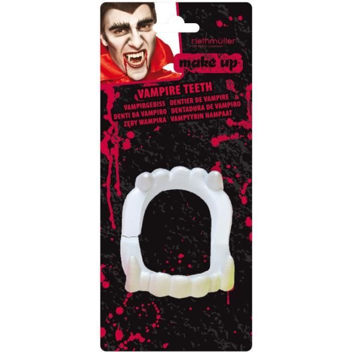 Lot De 24 Fausses Dents De Vampire En Plastique - Blanc - Accessoires De Costume D'Halloween - Fournitures De Fête Et Accessoires Pour Tours Ou Friandises