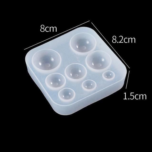 Moule De Boucle D'Oreille En Silicone, Boucle D'Oreille Époxy Porte-Clés Moule Bijoux Pendentif Outil De Fabrication De Moules En Résine De Silicone Pour Boucles D'Oreilles Diy, Translucide Moule De Boucle D'Oreille En Silicone, Boucle D'Oreille Époxy Porte-Clés Moule Bijoux Pendentif Outil De Fabrication De Moules En Résine De Silicone Pour Boucles D'Oreilles Diy, Translucide