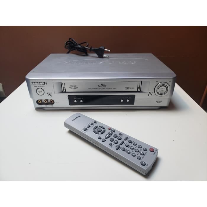 MAGNETOSCOPE SAMSUNG SV-651F 6 TETES HIFI STEREO LECTEUR ENREGISTREUR K7 CASSETTE VIDEO VHS VCR + TEL