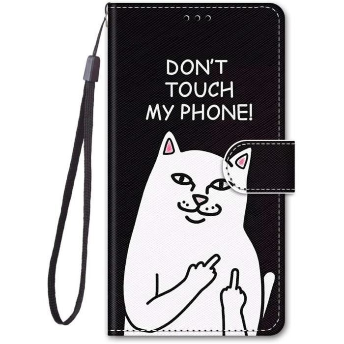 Coque Xiaomi Redmi 9C, Etui En Cuir Antichoc Avec Fonction Support Et