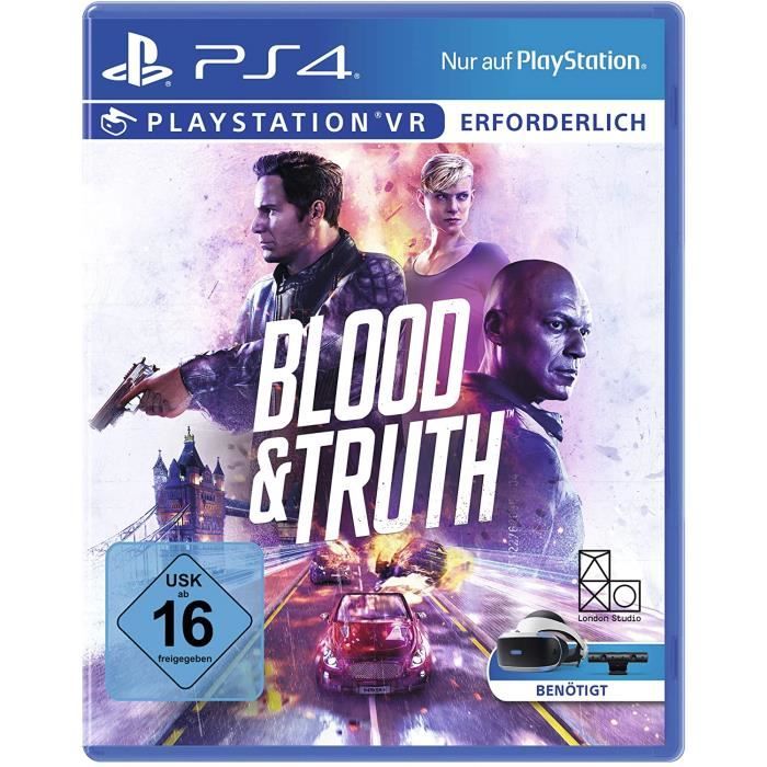 Jeu D'Aventure Sony Vr Blood & Truth PS4 - Téléchargement - Compatible PlayStation Vr - Pegi 18+