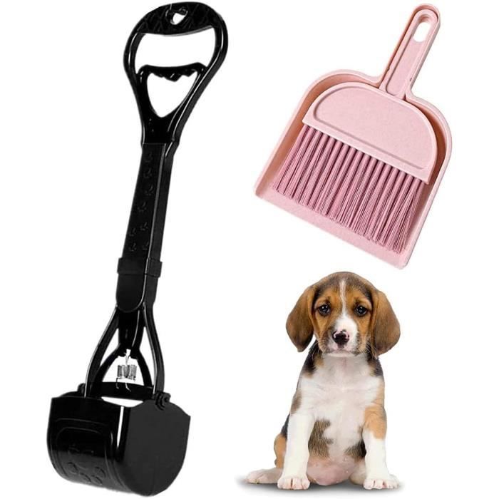 Pelle Ramasse-crottes Pliable Pour Chien – Manche 60 Cm – Matériau ABS + PP