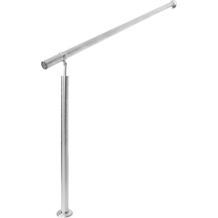 Rampe Main Courante 100 Cm – Alu Aspect Hêtre, Intérieur, Moderne
