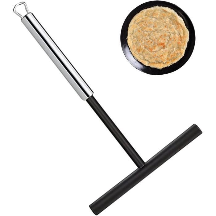 2 Spatules à Crêpes En Bois De Hêtre - étaleur De Pâte En T - Facile à Utiliser Et à Nettoyer - Pour Crêpes Et Pizzas
