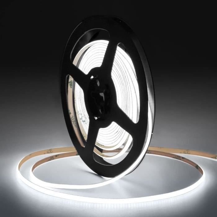 Samsion Striscia LED COB 30m 24V Bianco Freddo 6500K | 480 LED/m, Alta Densità, CRI90+, Dimmerabile Con Telecomando E App | Luce Flessibile Per Camera Da Letto, Armadio, TV - copertina